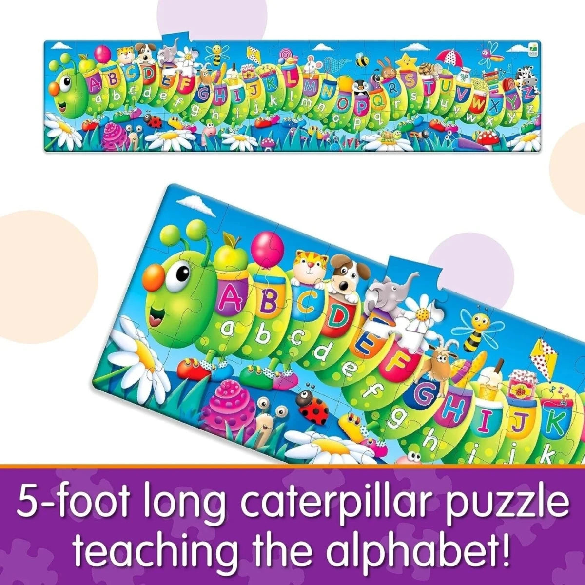 Long & Tall Puzzle ABC Caterpillar Letters - ebebek