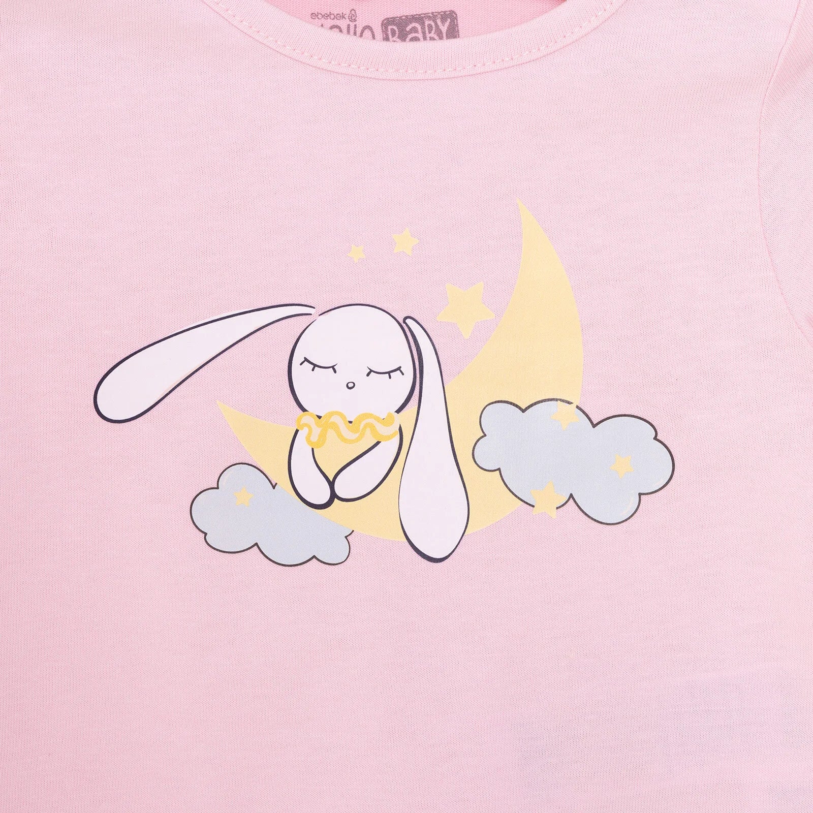 HelloBaby Girl Long Sleeve Pyjamas Set - Light Pink - ebebek - Black Friday