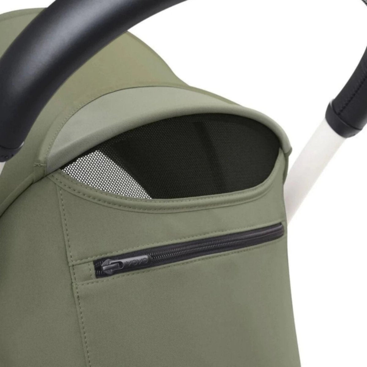 Stokke YOYO3 Stroller for Twins 6+ months - Olive Color Pack & White Frame - ebebek