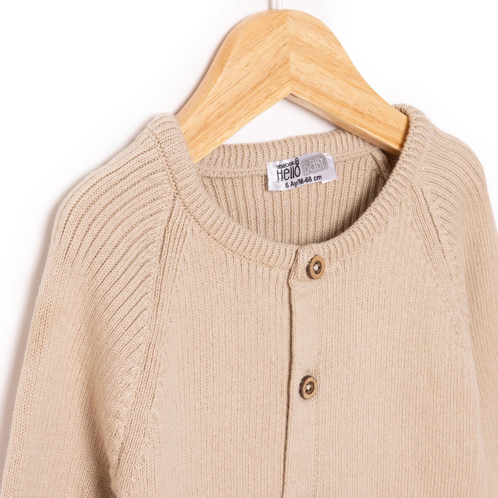 HelloBaby Newborn Girl Knit Jumpsuit - Ecru - ebebek - Black Friday