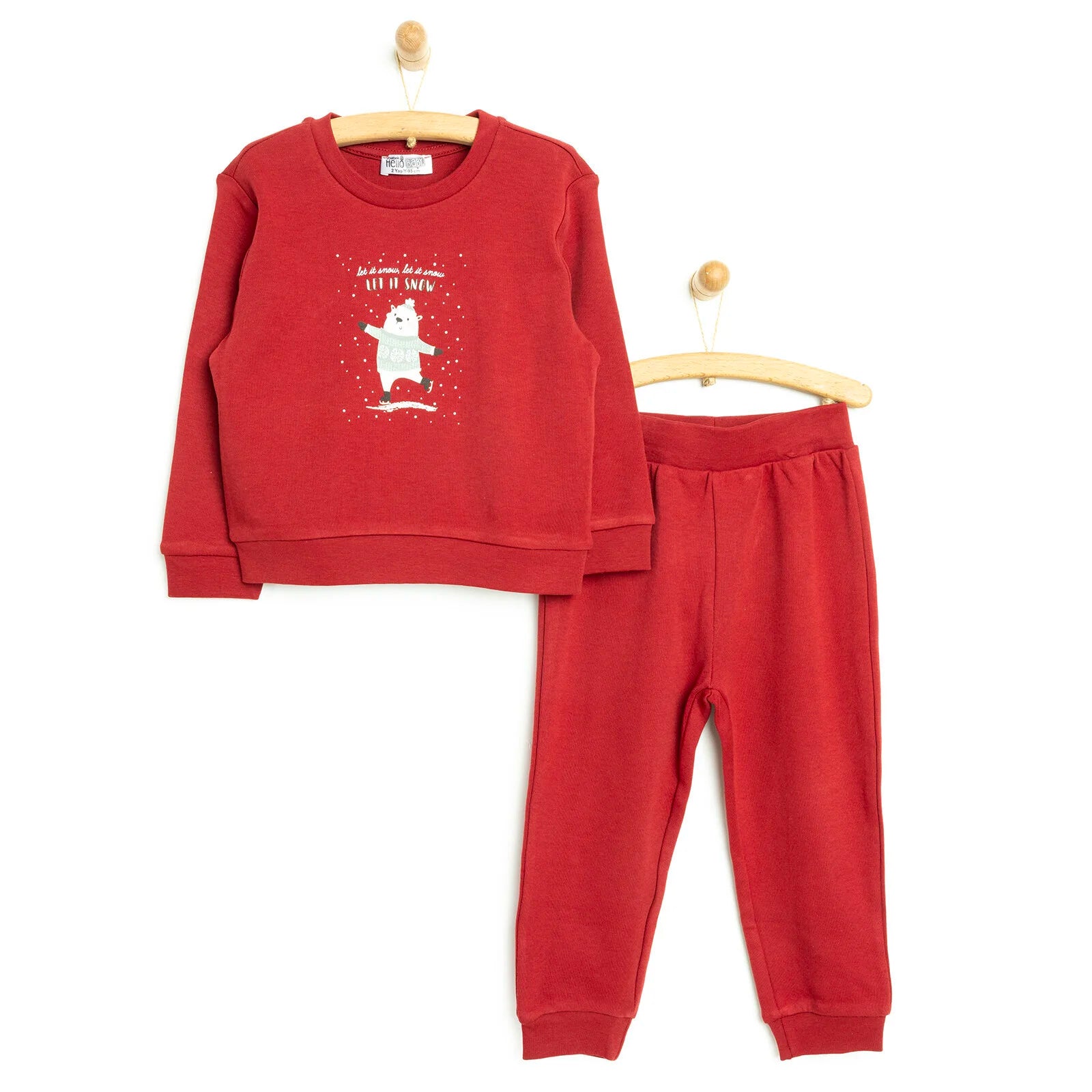 HelloBaby Basic Joggers - Maroon - ebebek - Black Friday
