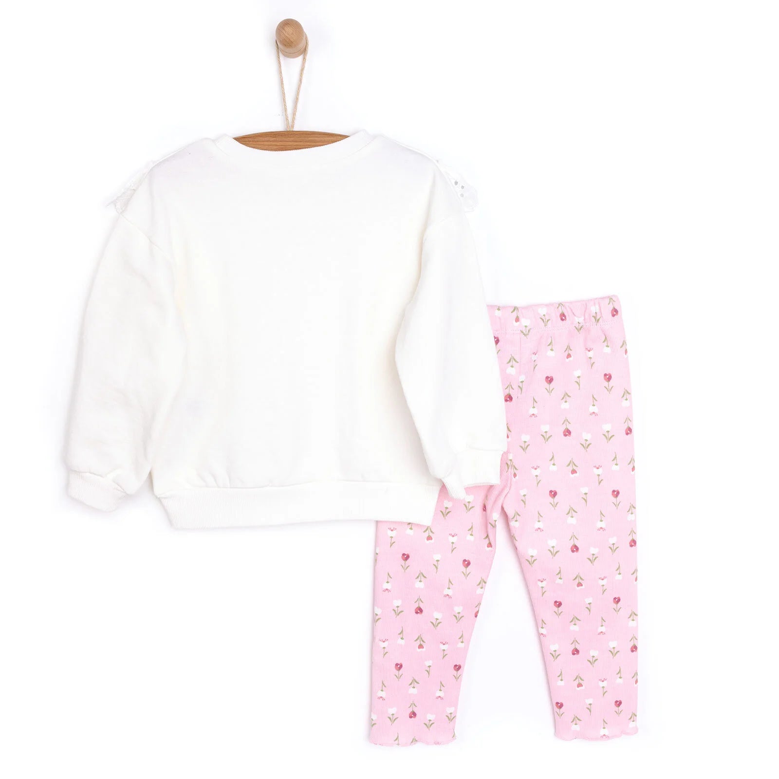 HelloBaby Winter Fairytale Leggings Set - Ecru - ebebek - Black Friday