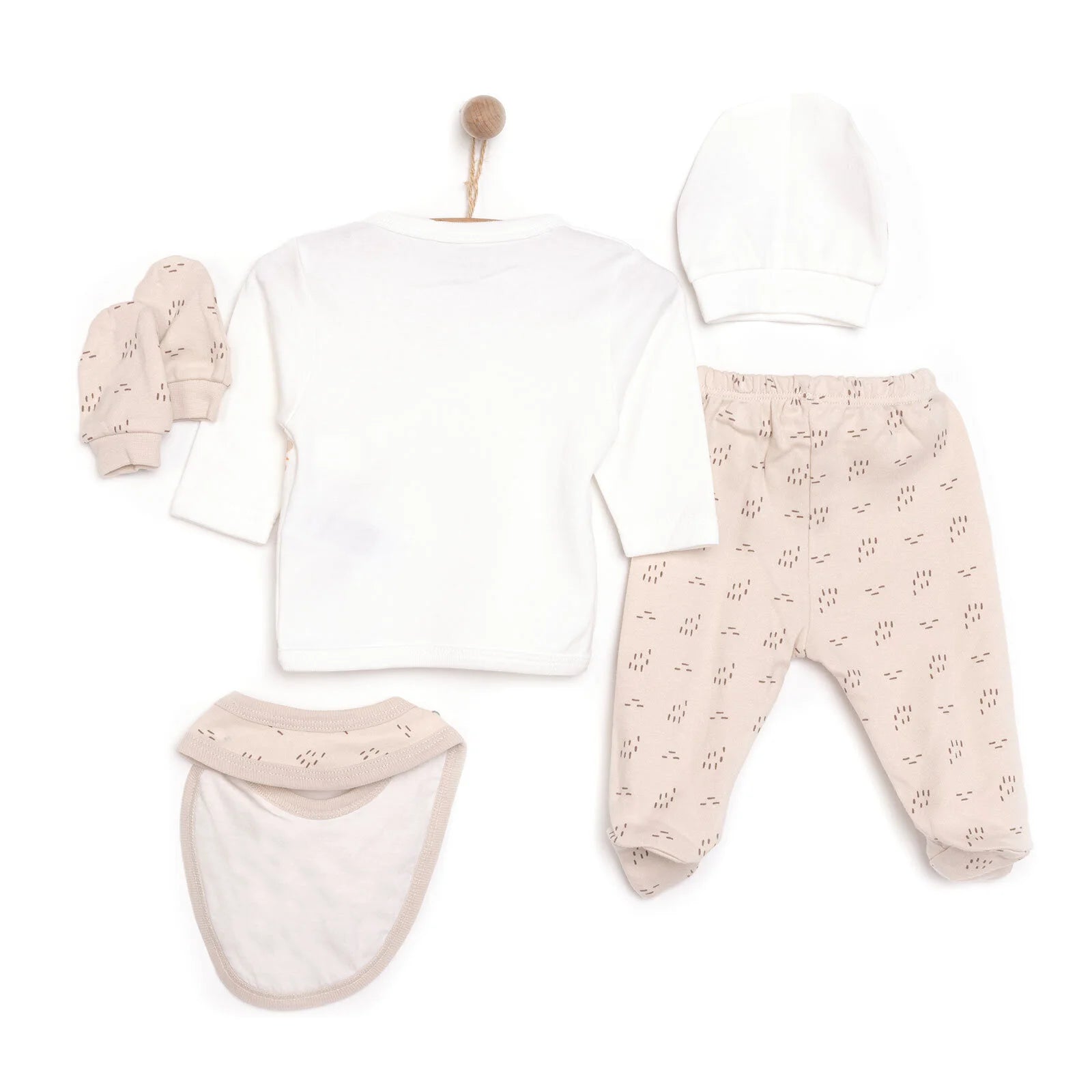 Little Life Boy 5 Piece Newborn Set - Light Brown - ebebek - Black Friday
