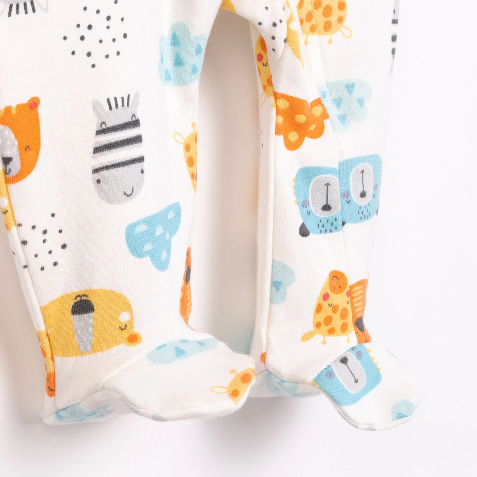 HelloBaby Newborn Footed Jumpsuit - Ecru - ebebek - Black Friday