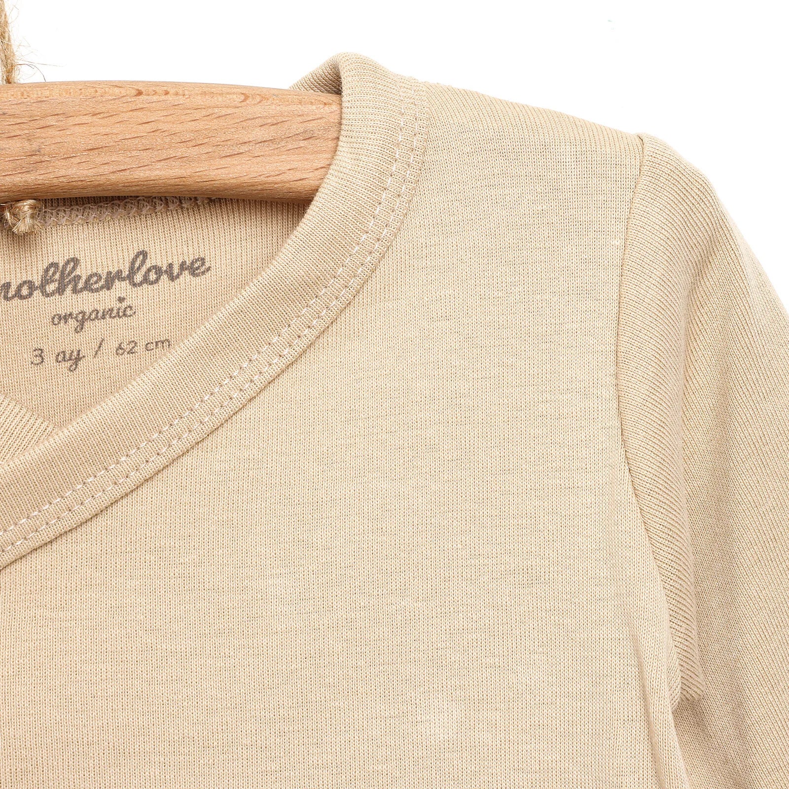 Motherlove Newborn Organic Sleeve Bodysuit - Beige - ebebek - Black Friday