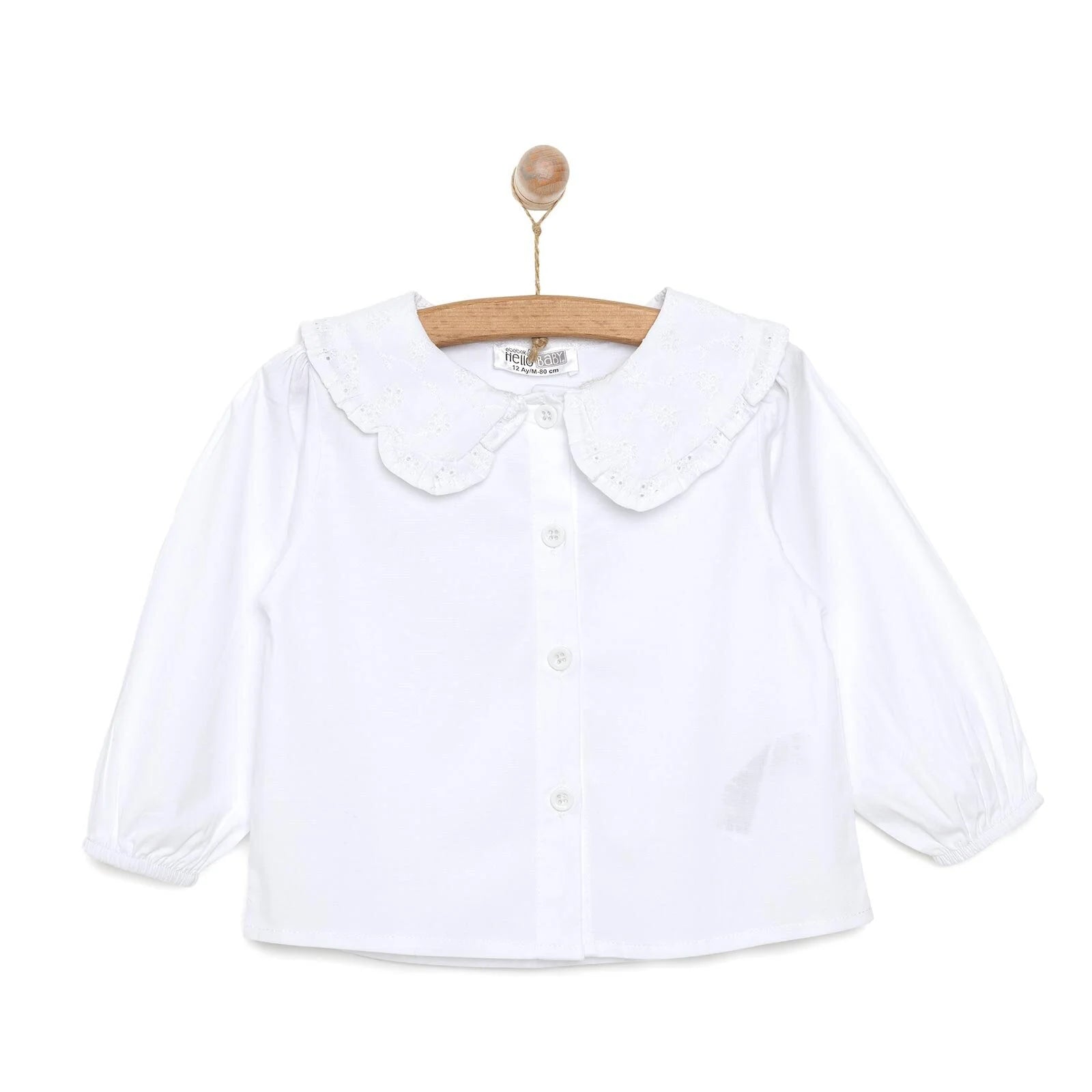 HelloBaby CHIC Girl Shirt - White - ebebek - Black Friday