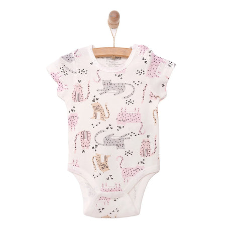 HelloBaby Baby Girl Short Sleeve Body - Ecru - ebebek - Black Friday