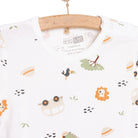 HelloBaby Boy Short Sleeve Bodysuit - Ecru - ebebek - Black Friday