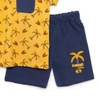 HelloBaby Basic Boy Palm Patterned Tshirt - Indigo - ebebek - Black Friday