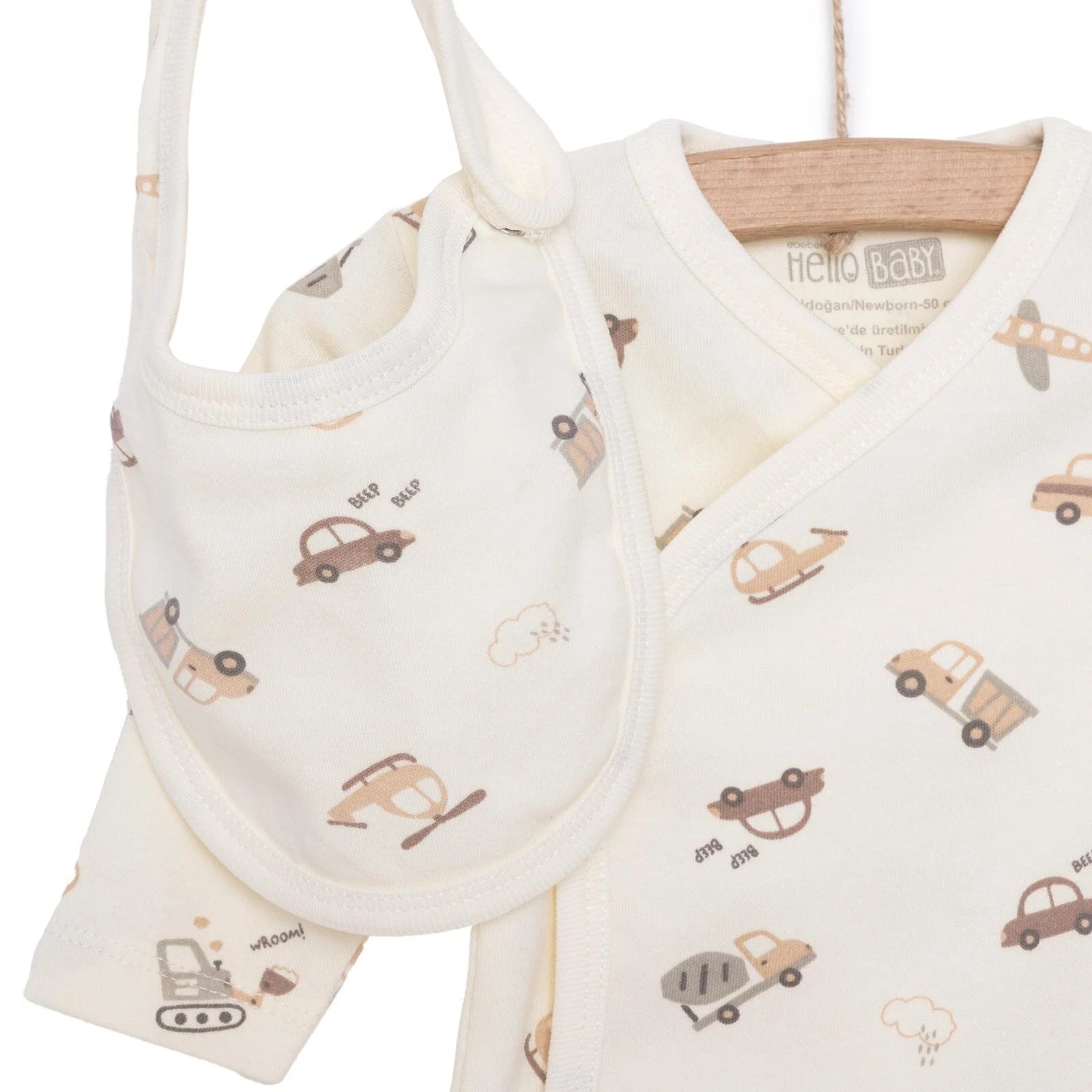 HelloBaby Baby Boy 5 Pcs Newborn Starter Set - Khaki - ebebek - Black Friday