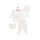 Aziz Bebe Girl 5 Piece Newborn Set - Ecru - ebebek - Black Friday