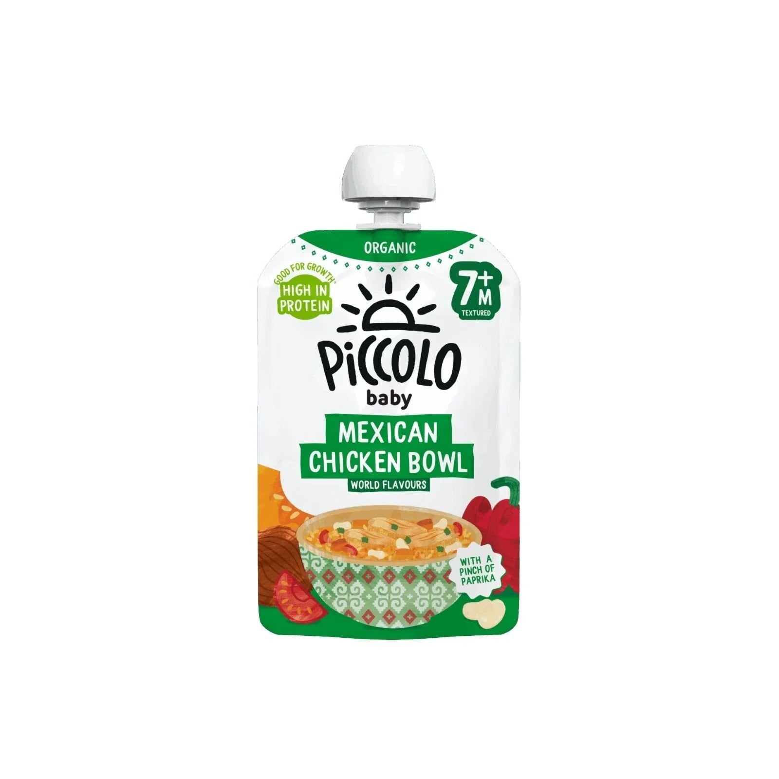 Piccolo Organic Mexican Chicken Bowl 130g - ebebek - Black Friday