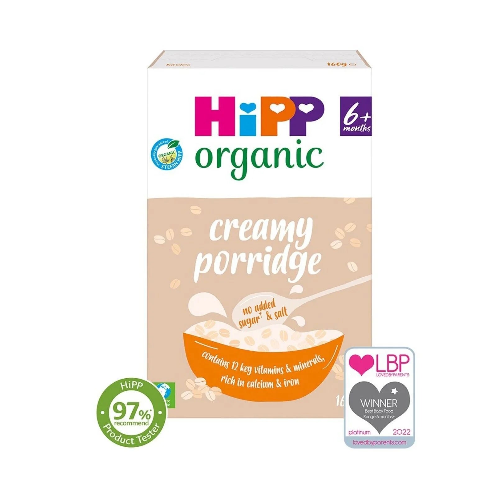 HiPP Organic Creamy Porridge Baby Cereal 6+ months 160g - ebebek - Black Friday