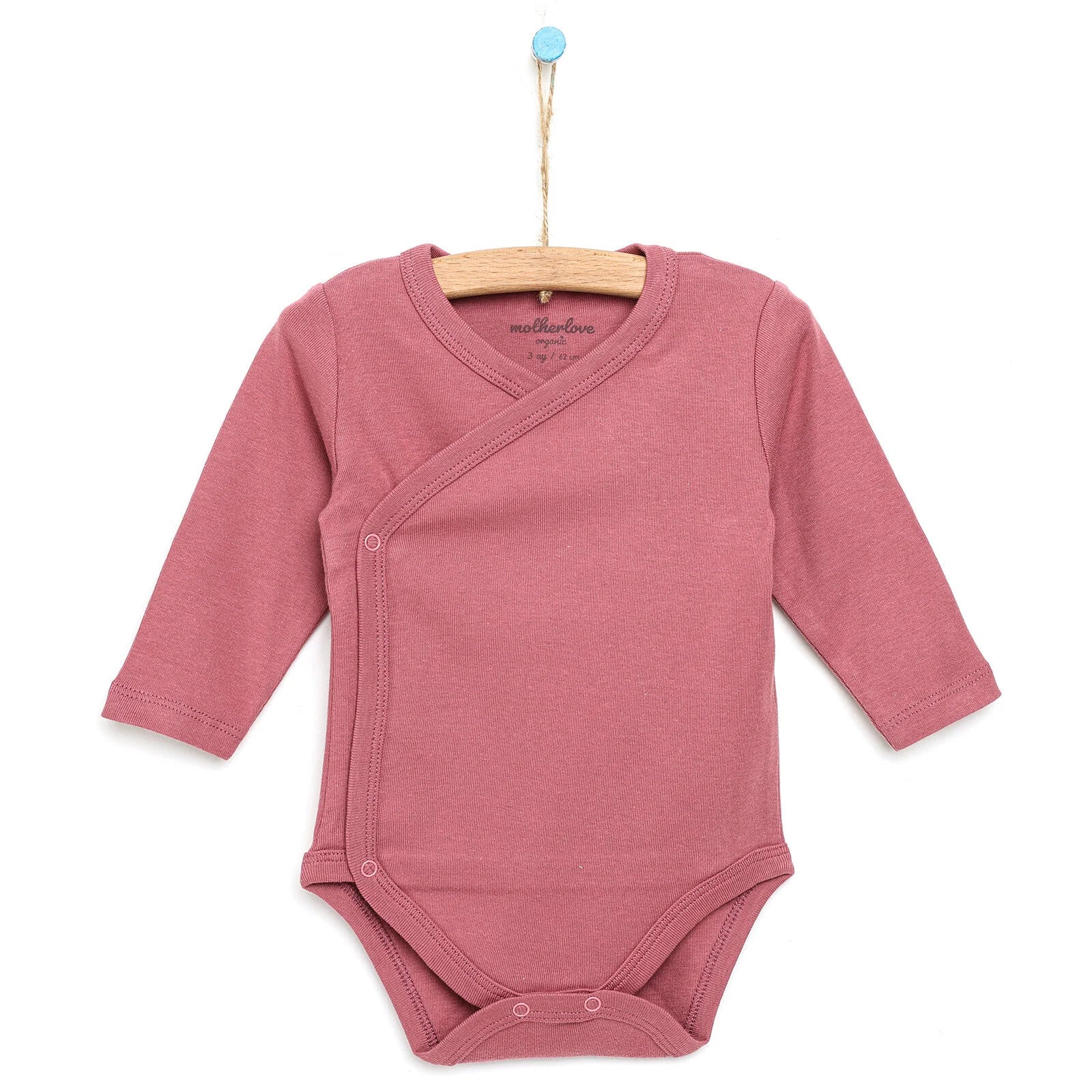 Motherlove Newborn Organic Sleeve Bodysuit - Dark Pink - ebebek - Black Friday