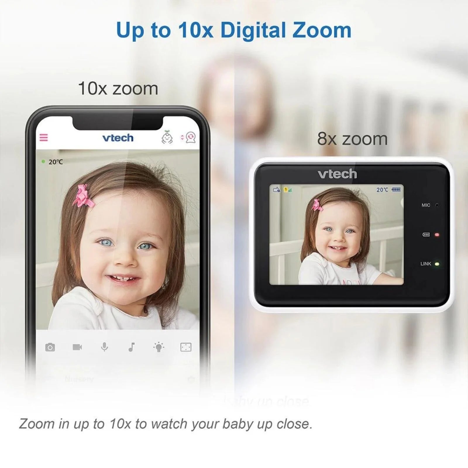 VTech RM2751 2.8" Smart Wi - Fi Baby Monitor - ebebek - Black Friday