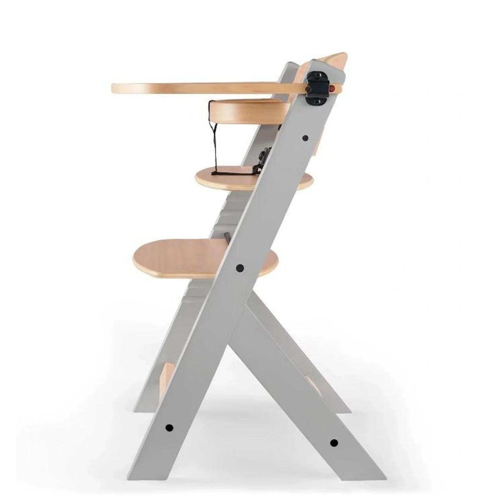 Outlet - Kinderkraft Enock Wooden Highchair - Wooden Grey - ebebek - Black Friday