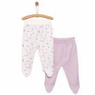 HelloBaby Girl 2 Piece Footed Bottom - Purple - ebebek - Black Friday