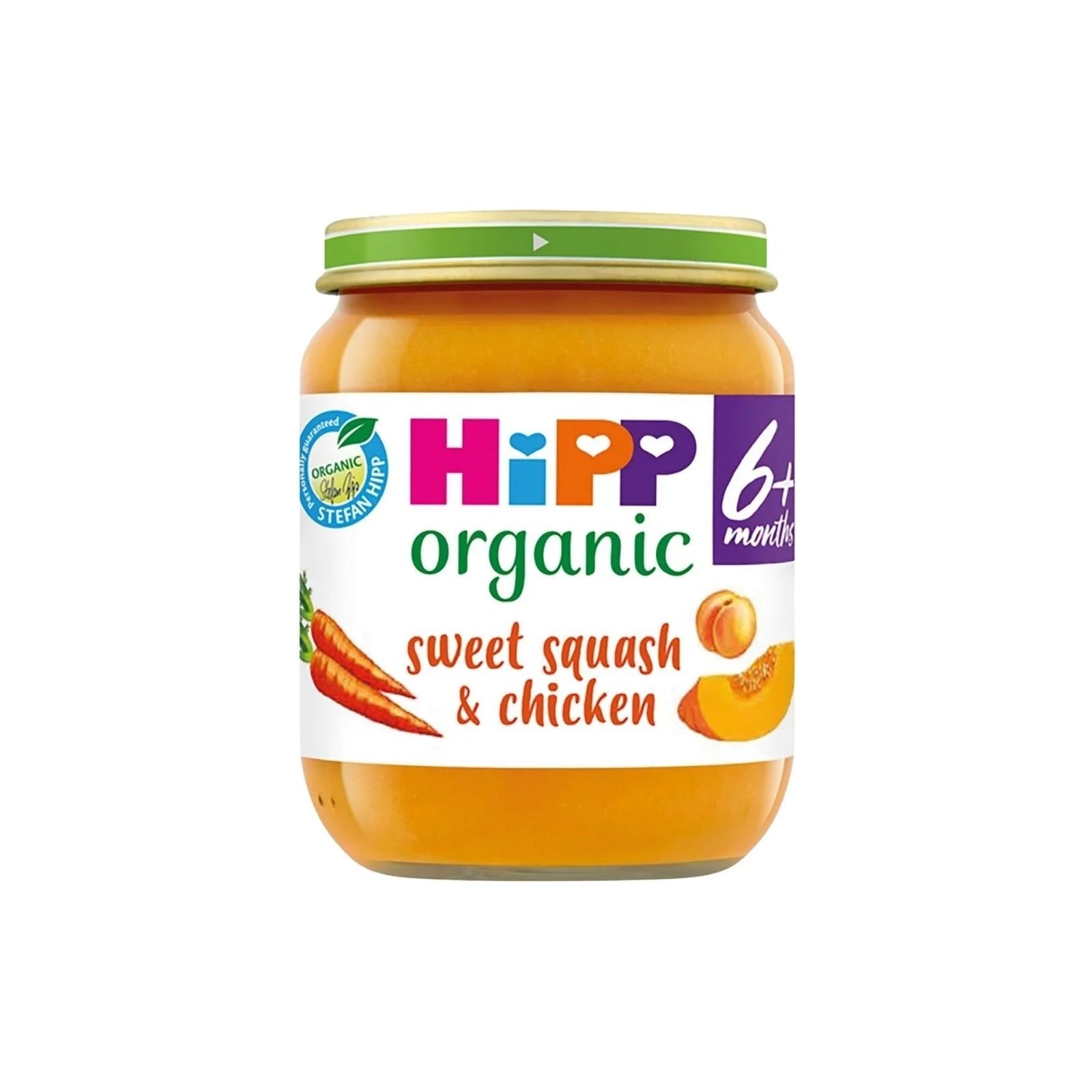 HiPP Organic Sweet Squash & Chicken Baby Food Jar 6+ months 125g - ebebek - Black Friday