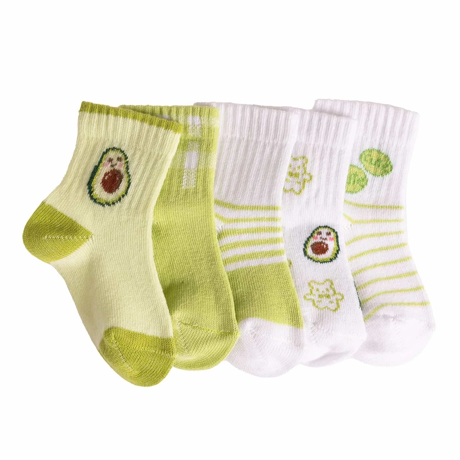 HelloBaby Patterned Socks 5 Pcs - Green - ebebek - Black Friday