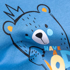 HelloBaby Basic Boy Bear Printed Jogging - Sax Blue - ebebek - Black Friday