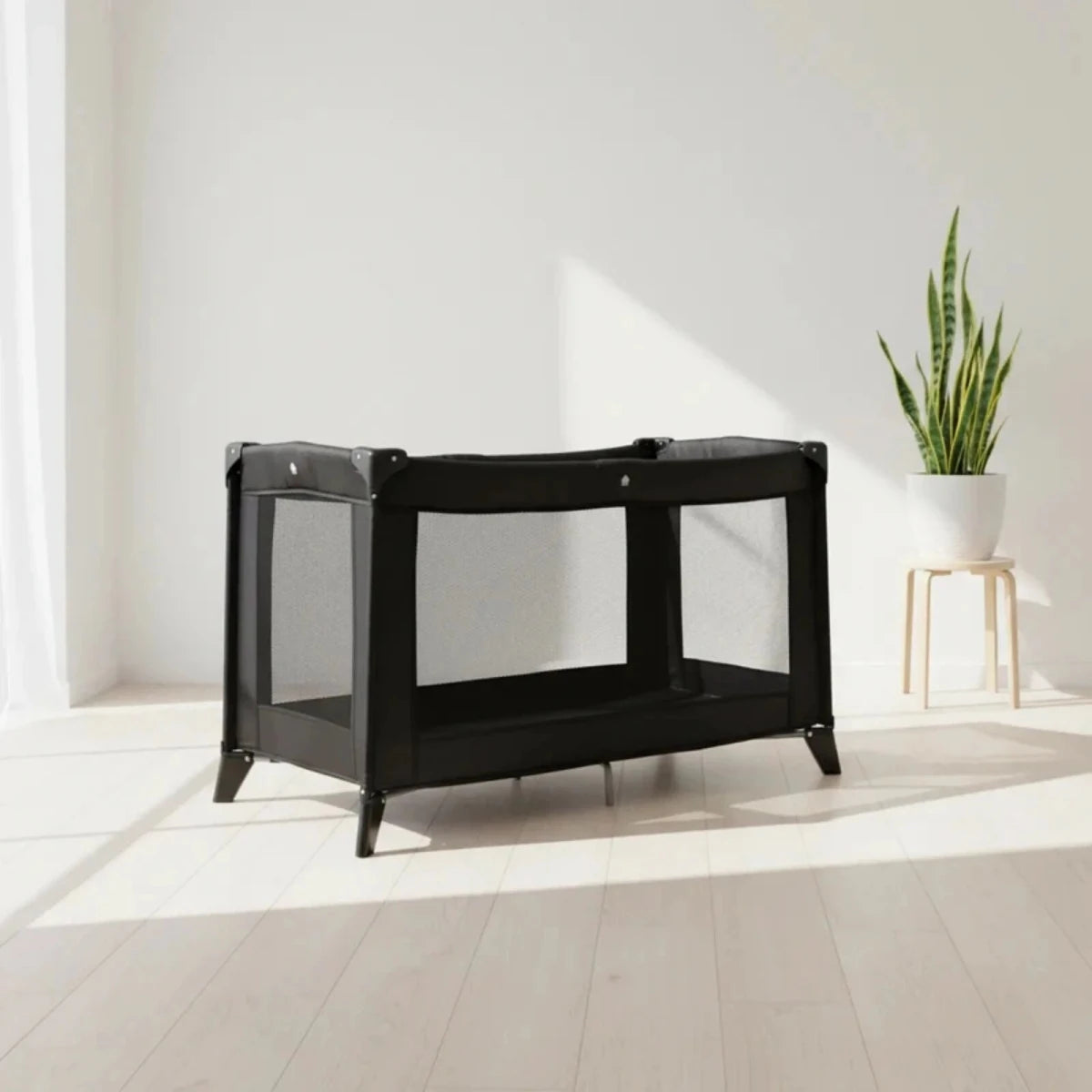East Coast Travel Cot - Black Black - ebebek