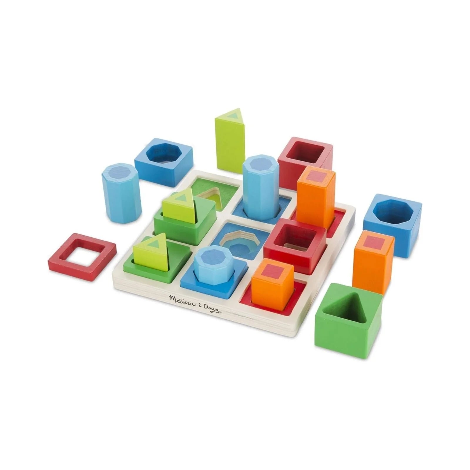 Melissa & Doug Shape Sequence Wooden Sorting Set - ebebek - Black Friday