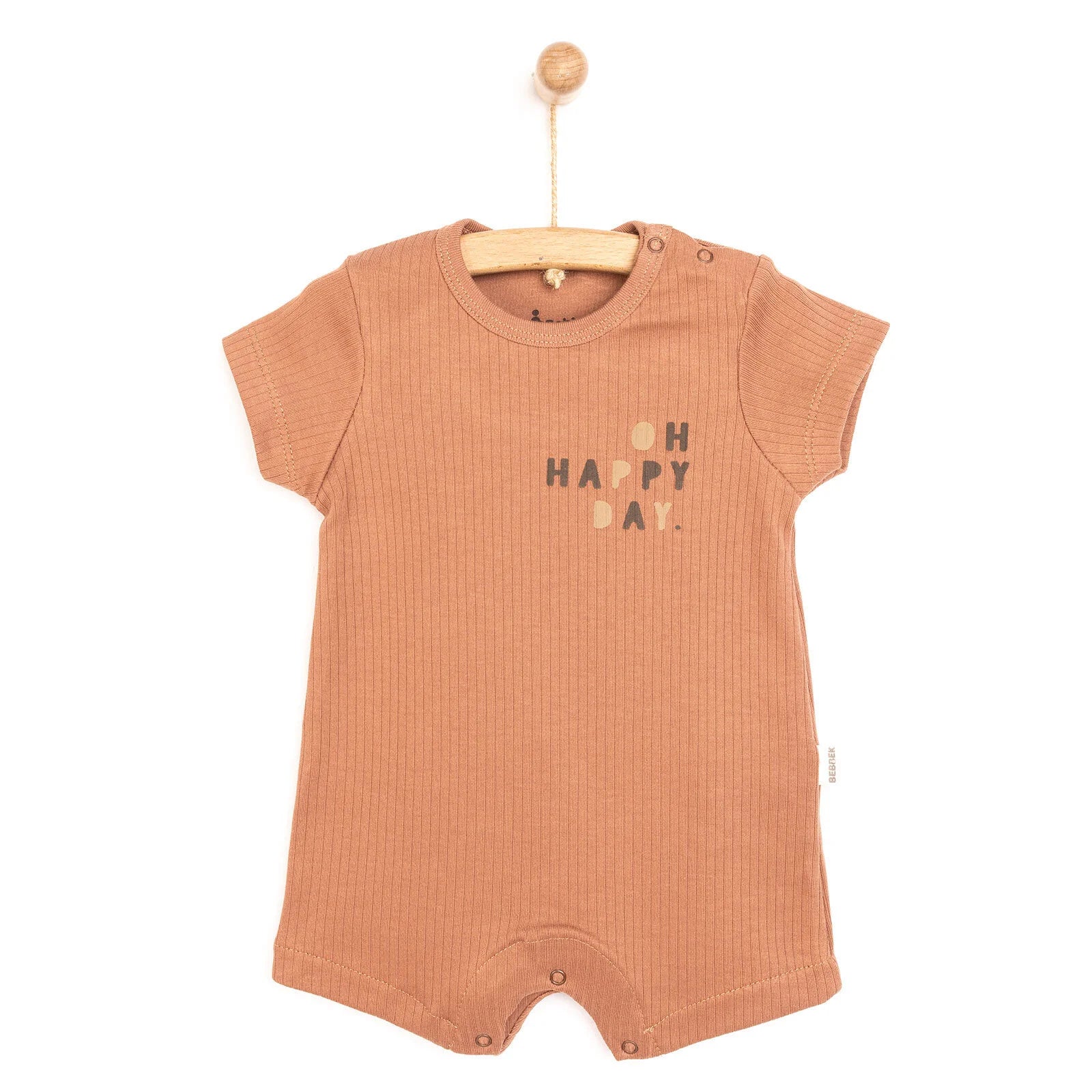 Bebbek Newborn Girl Short Overalls - Brown - ebebek - Black Friday