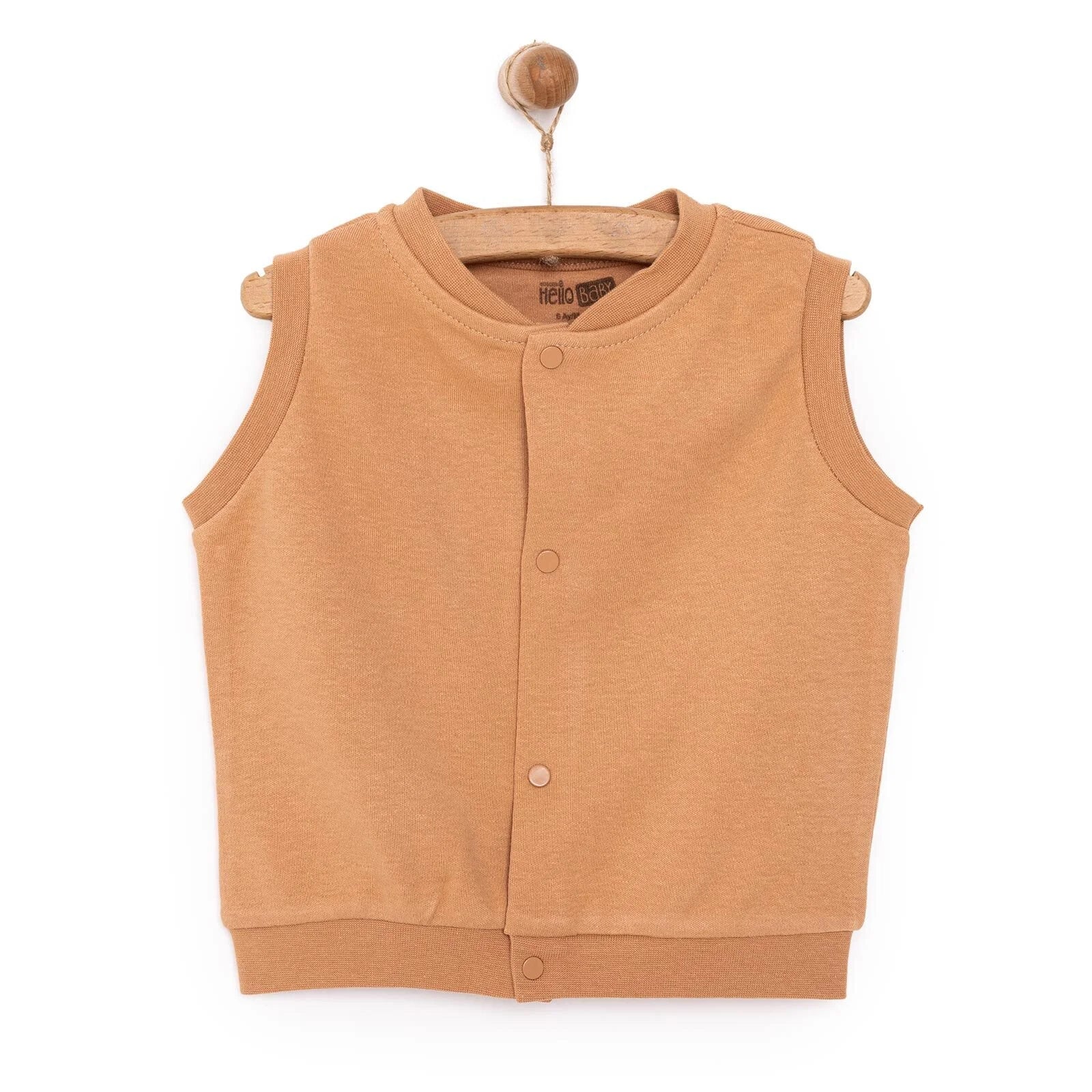 HelloBaby Basic Ribbed Vest - Brown - ebebek - Black Friday