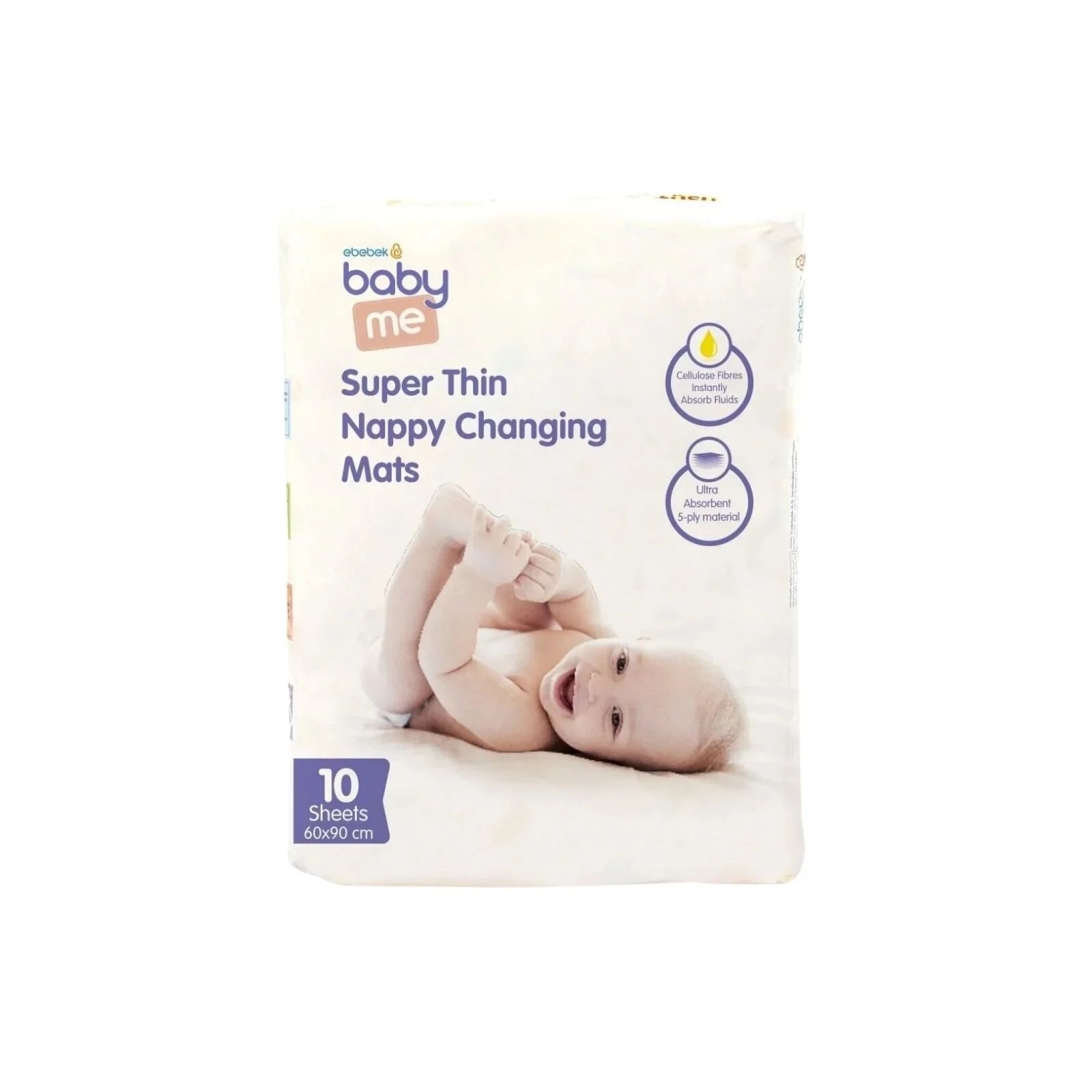 baby me Super Thin Nappy Changing Mats 60x90cm 10 pcs - ebebek - Black Friday