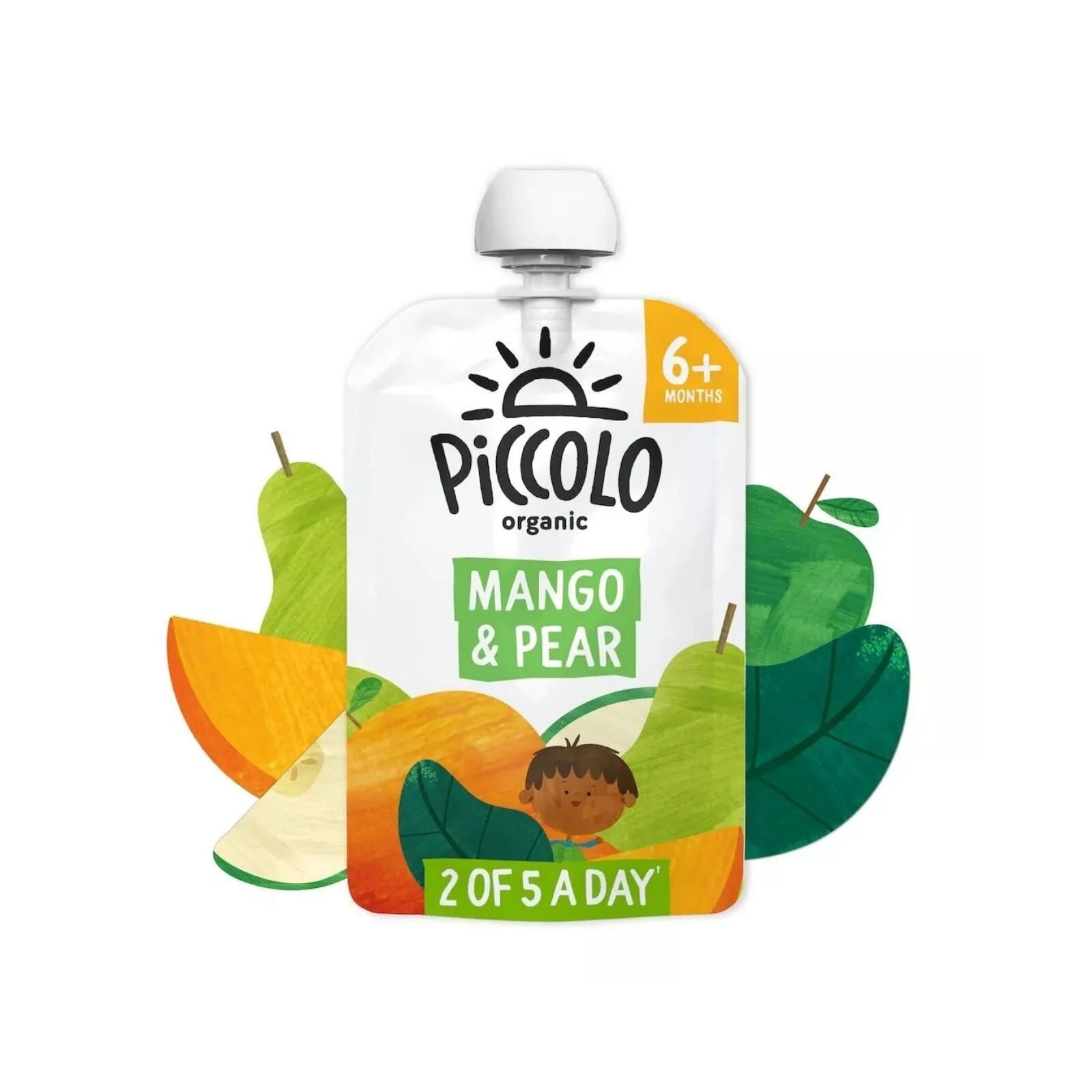 Piccolo Organic Mango Pear & Spinach 6+ months 100g - ebebek - Black Friday