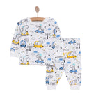 HelloBaby Boy Long Sleeve Pyjamas Set - White - ebebek - Black Friday