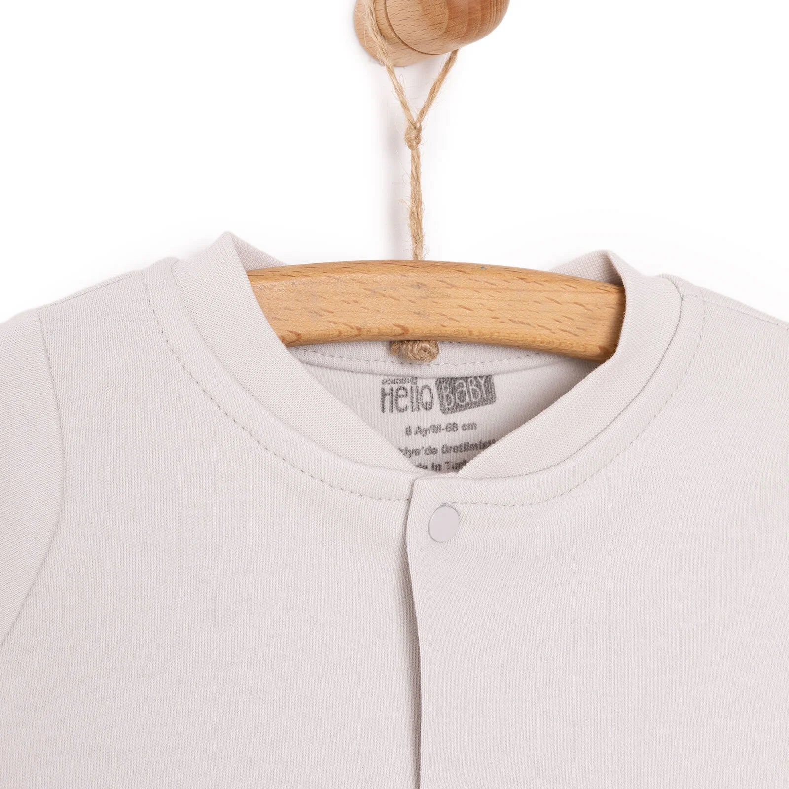 HelloBaby Basic Ribbed Cardigan - Grey - ebebek - Black Friday