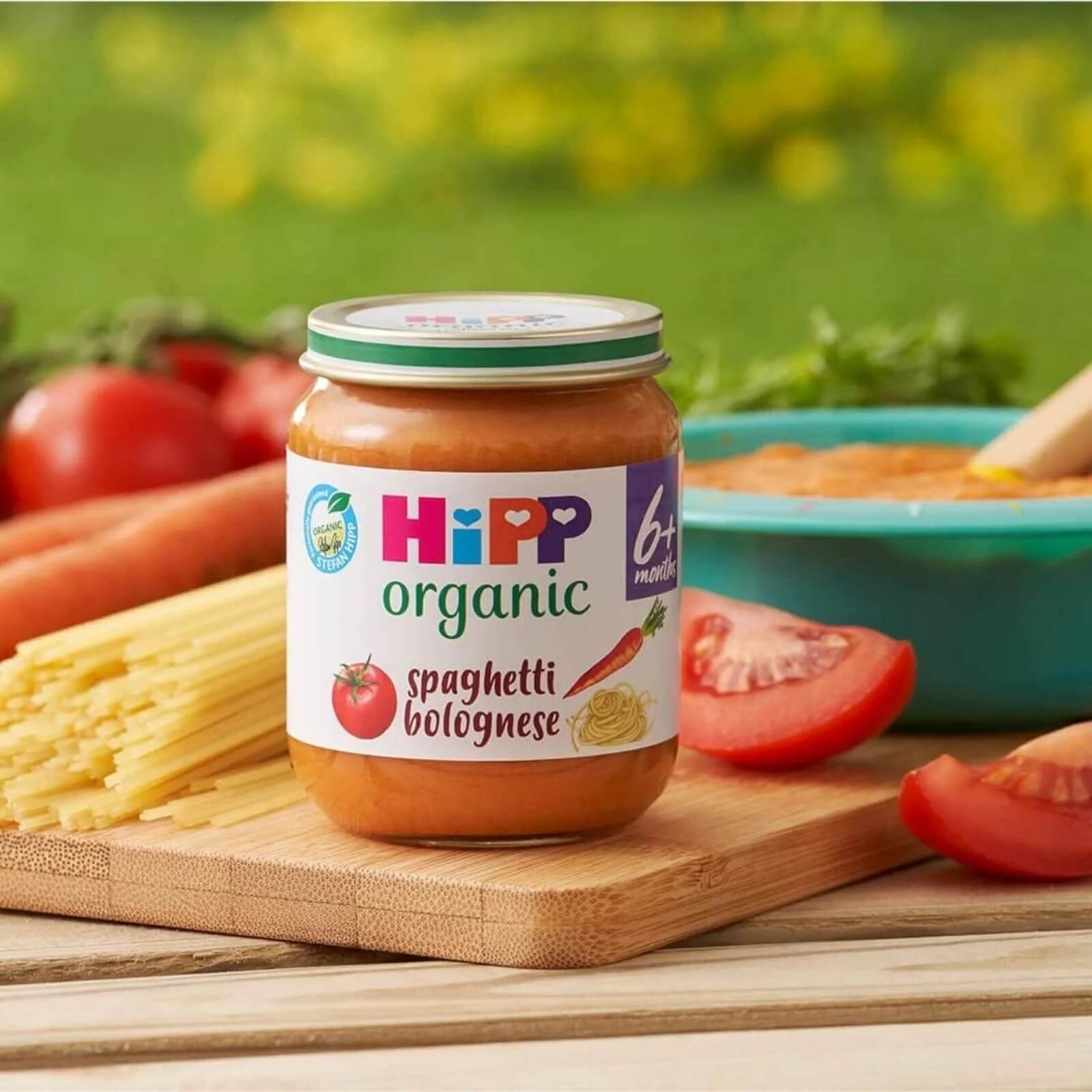 HiPP Organic Spaghetti Bolognese Baby Food Jar 6+ months 125g - ebebek - Black Friday