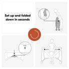 Hauck Sleep N Easyfold Travel Cot - Dark Grey Dark Grey - ebebek - Christmas