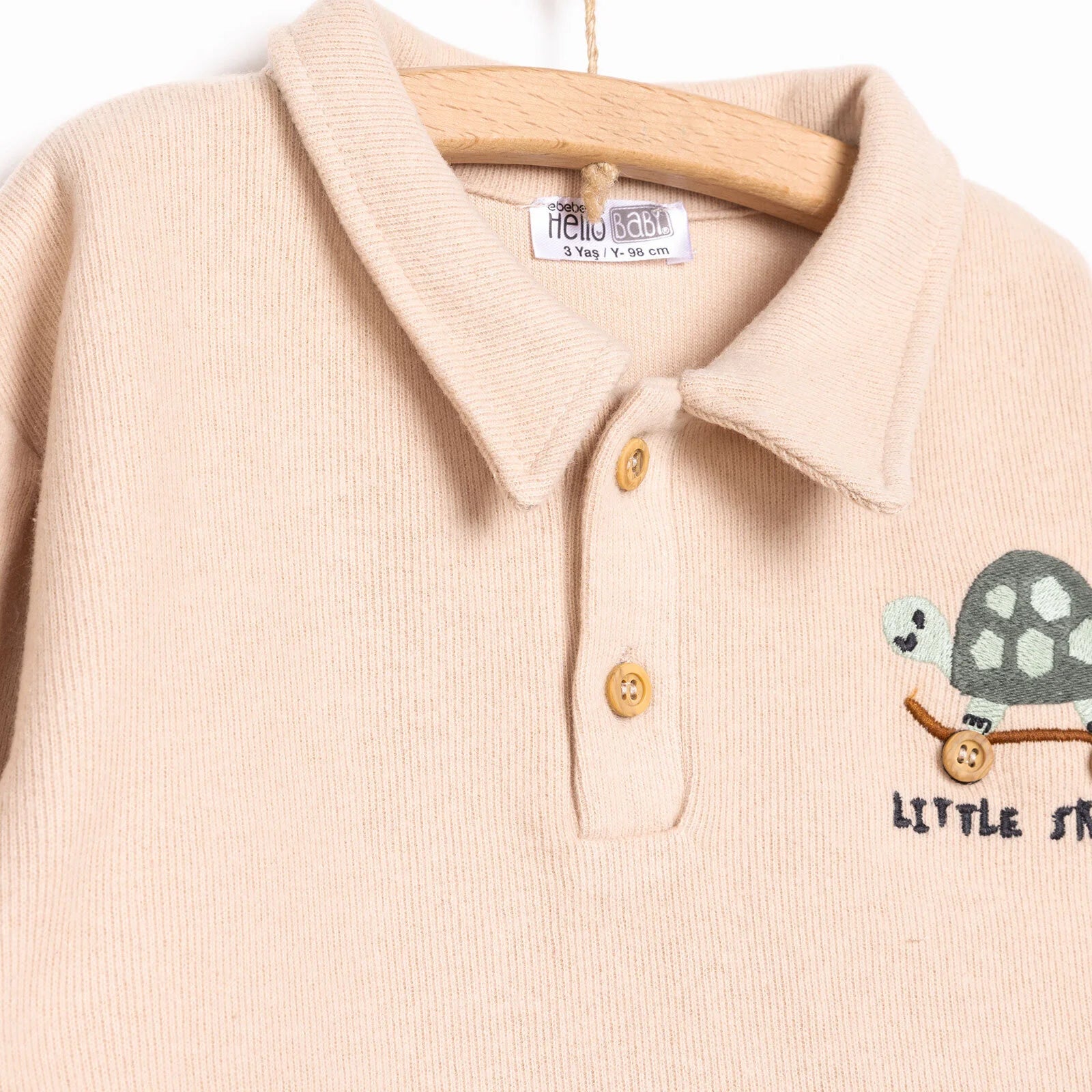 HelloBaby Little Dog Baby Boy Joggers - Beige - ebebek - Black Friday