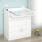 Shefa Kids 800 Teddy Changing Dresser - White - ebebek - Black Friday