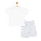HelloBaby Baby Boy Short Sleeve Pyjamas Set - White - ebebek - Black Friday