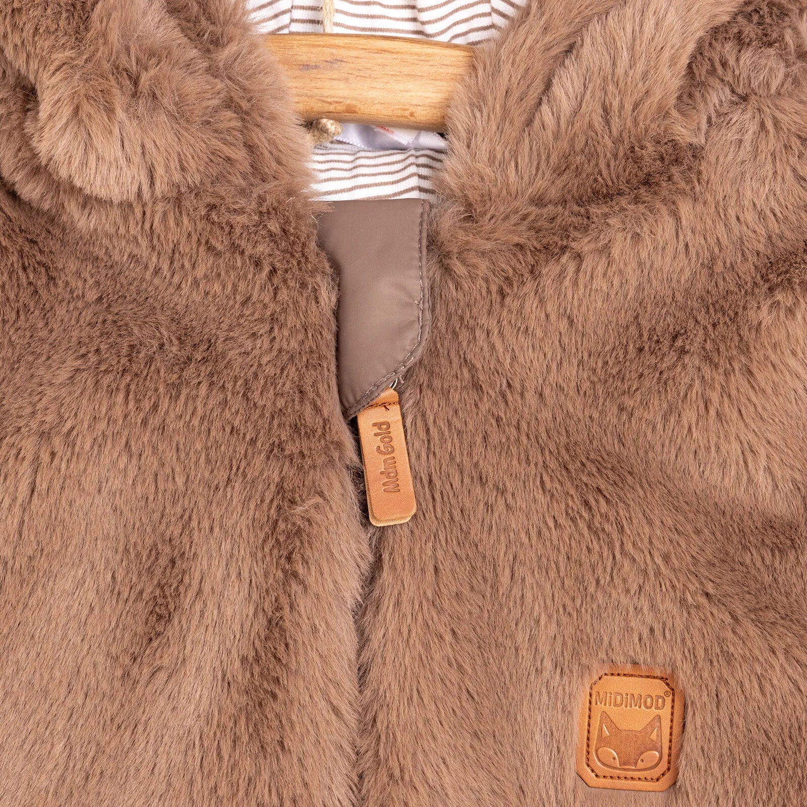 MidiMod Newborn Baby Boy Jumpsuit - Brown - ebebek - Black Friday