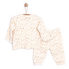 Pambuliq Girl Long Sleeve Pyjamas Set - Beige - ebebek - Black Friday