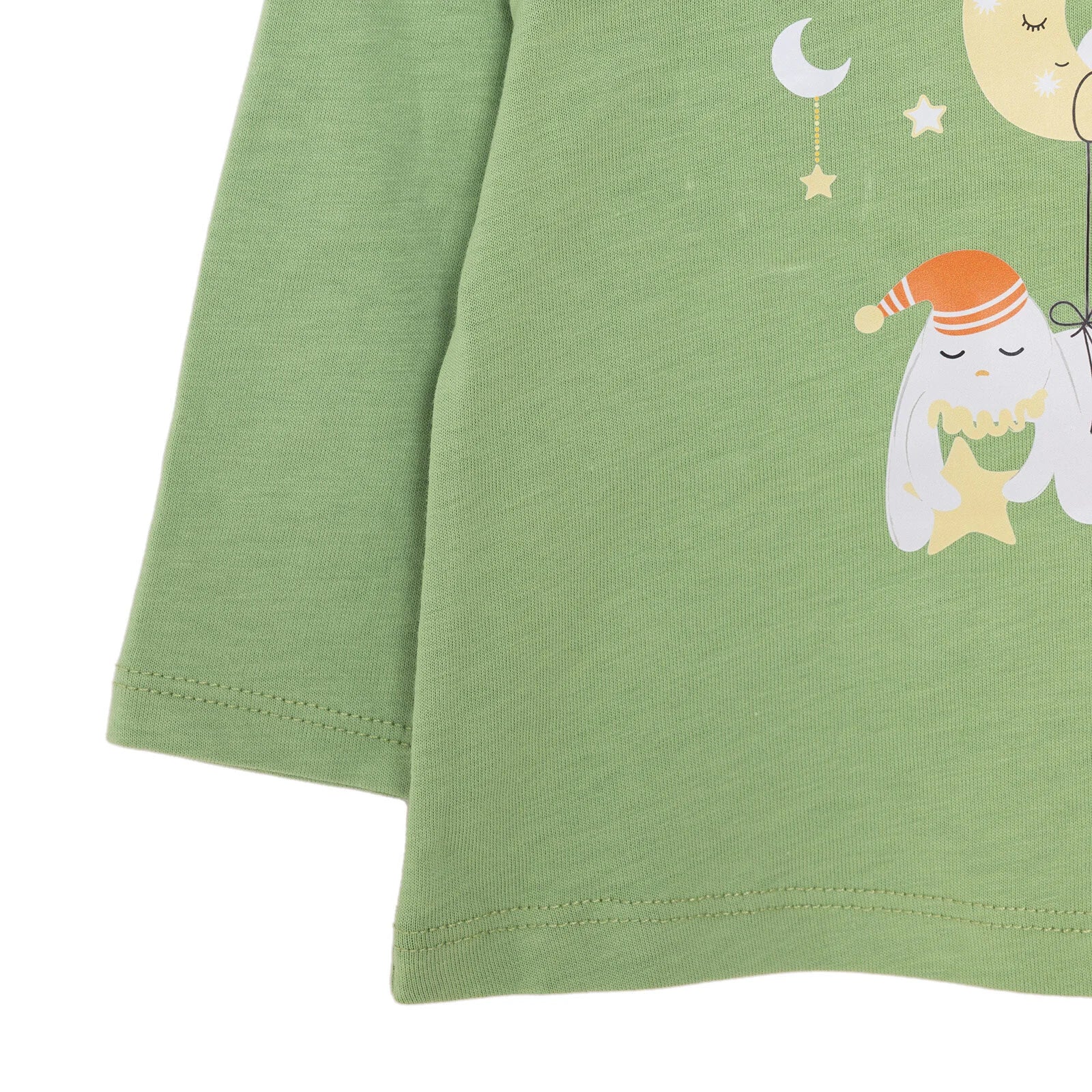 HelloBaby Unisex Long Sleeve Pyjamas Set - Light Green - ebebek - Black Friday