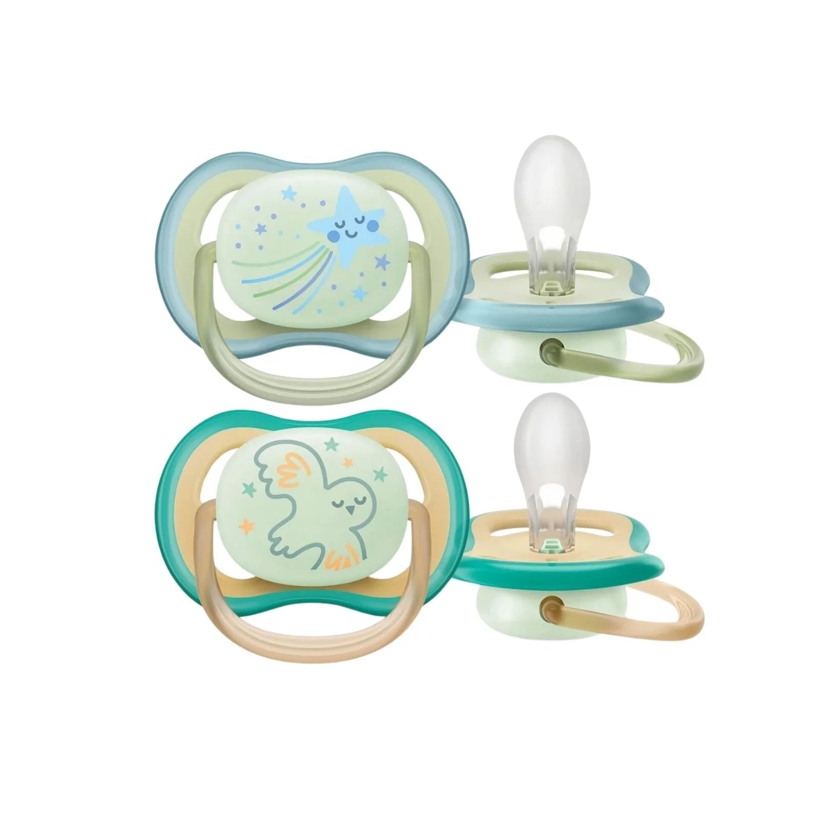 Philips Avent Ultra Air Night Soother 0 - 6 months Pack of 2 - ebebek - Black Friday
