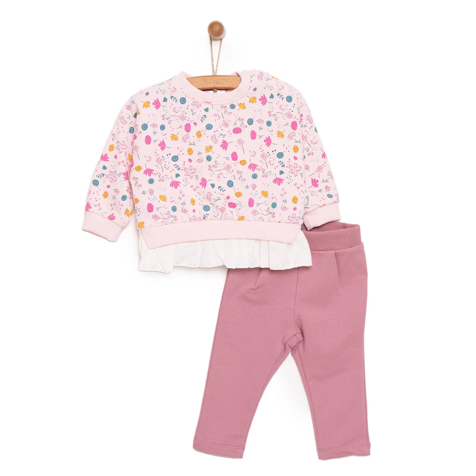 Bebetto Little Lady Girl Sweatshirt - Leggings - Pink - ebebek - Black Friday