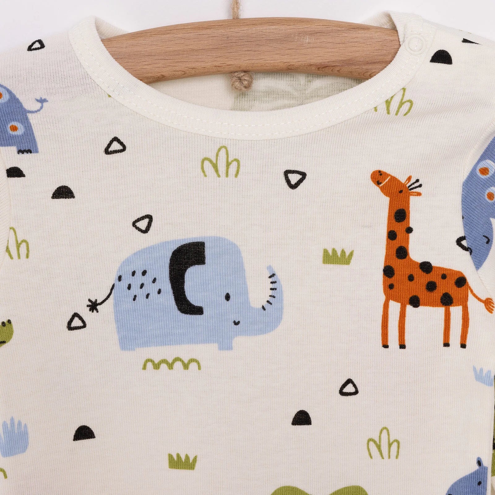 HelloBaby Baby Boy Long Sleeve Body - Ecru - ebebek - Black Friday