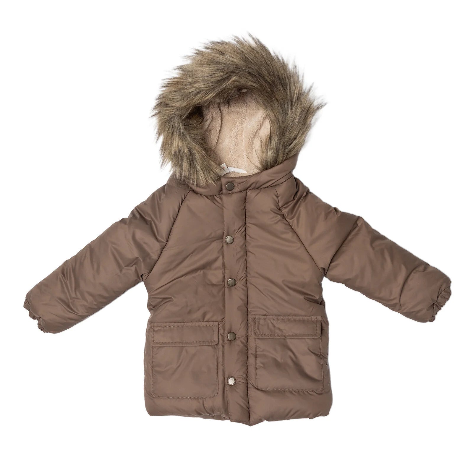 Midimod Basic Boy Hoodie Coat - Brown - ebebek - Black Friday