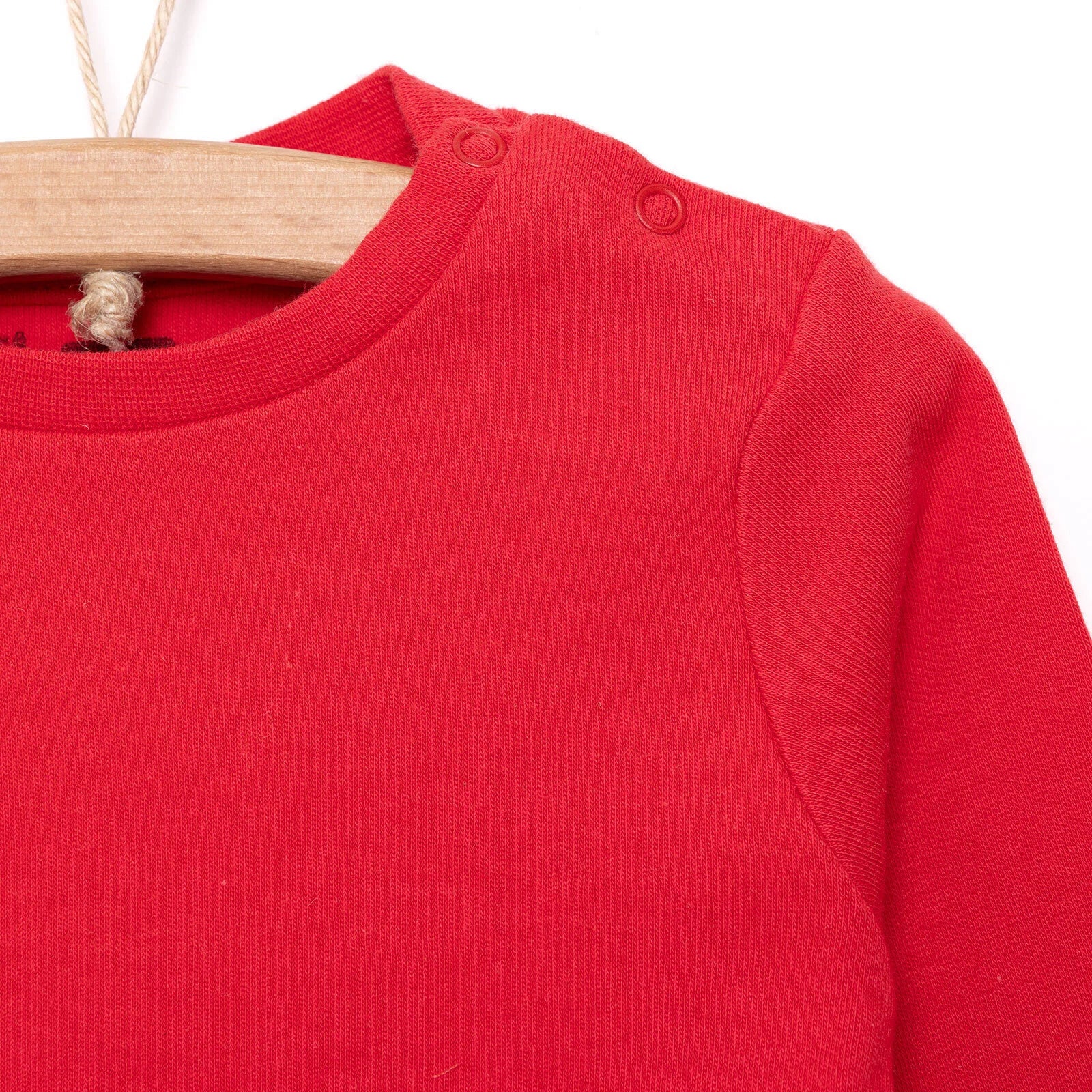 HelloBaby Basic Unisex Long Sleeve T-shirt - Red - ebebek - Black Friday