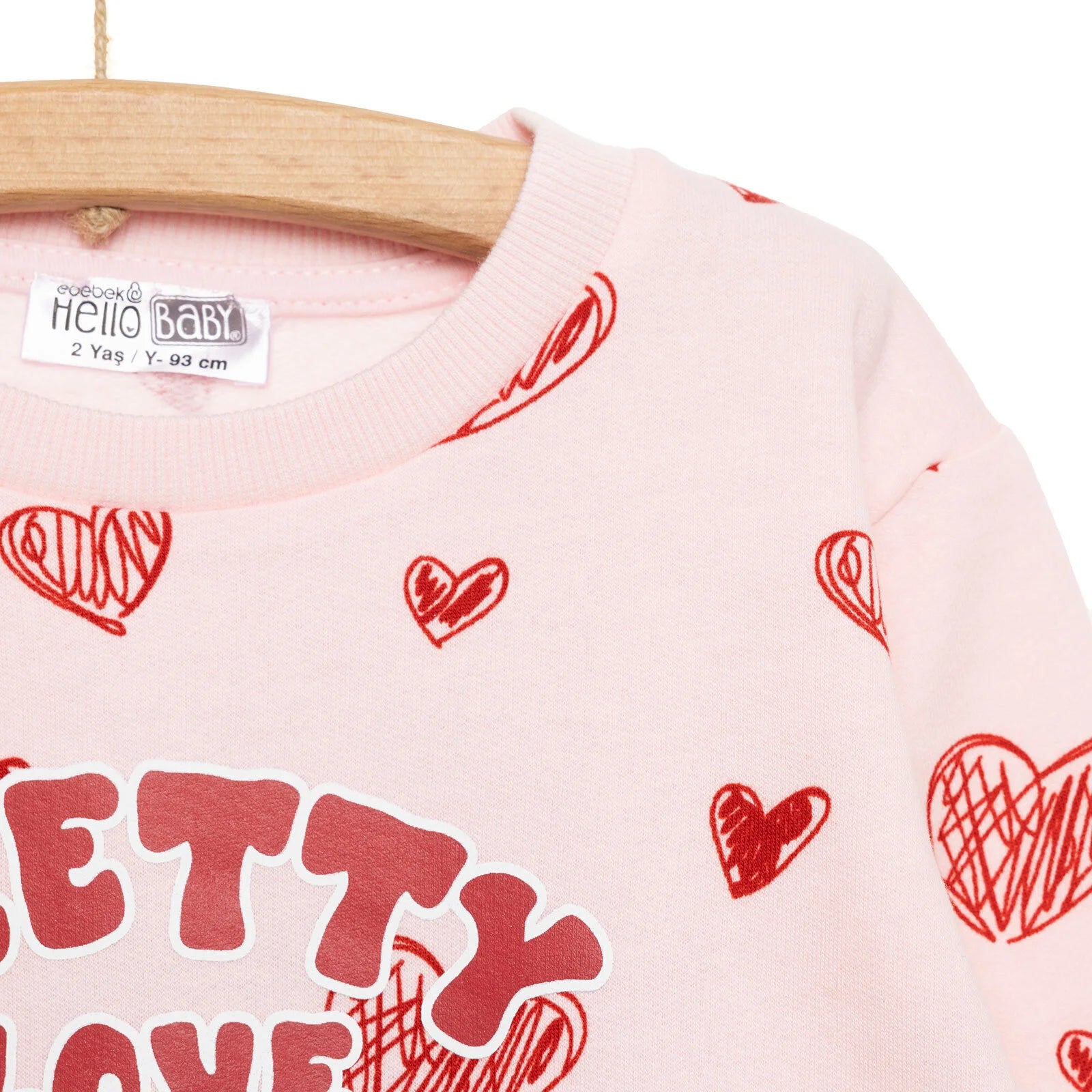 HelloBaby Basic Low Raised Sweatshirt - Printed - ebebek - Black Friday