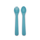 Pippeta Silicone Spoon & Fork - Aqua Blue - ebebek - Black Friday