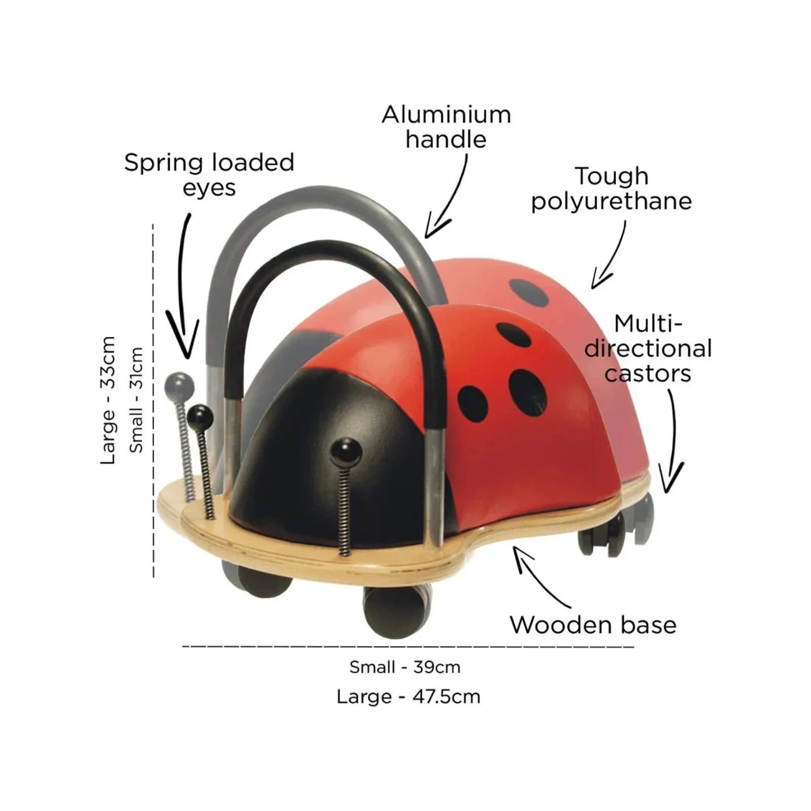 Wheely Bug Small Ride On - Ladybird - ebebek - Black Friday