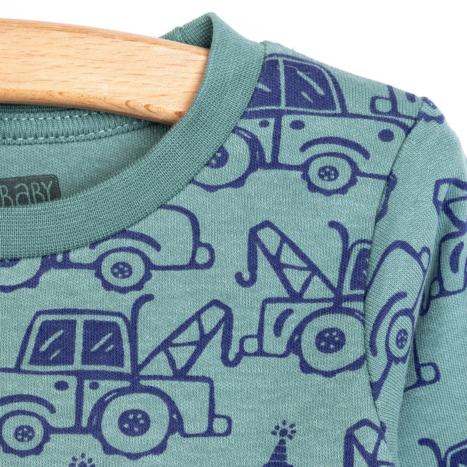 HelloBaby Baby Boy Long Sleeve Pyjamas Set - Dark Green - ebebek - Black Friday