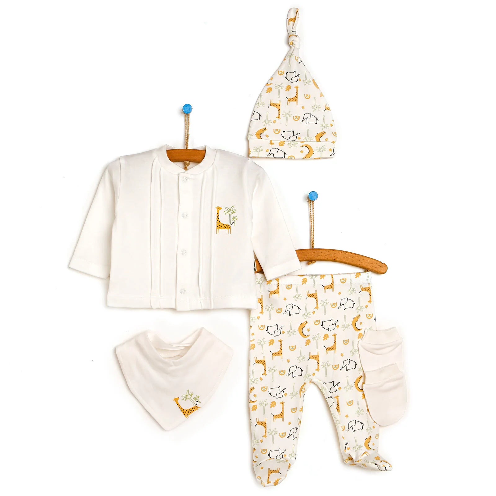 Bebbek Baby Boy 5 Pcs Newborn Starter Set - Multicolour - ebebek - Black Friday